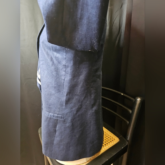 Nautical, blazer, jacket, linen, casual, classic, office, business casual, vacat - Picture 4 of 7